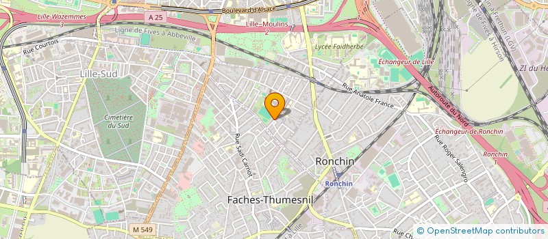 localisation de l'entreprise MADAME NATHALIE MORTELETTE LECONTE à LILLE