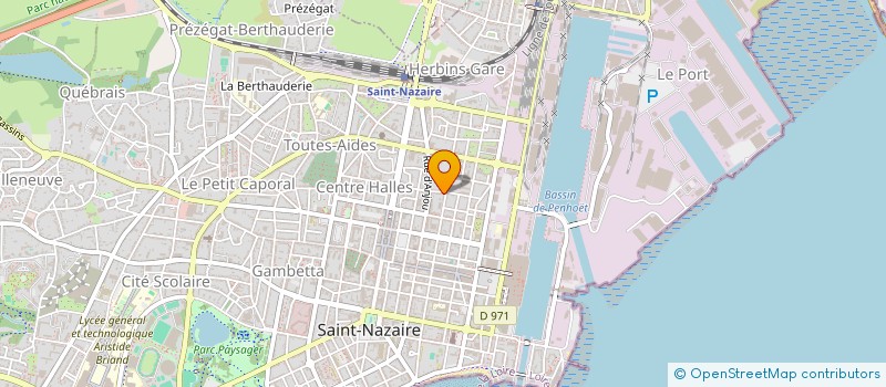 localisation de l'entreprise MADAME NATHALIE MORVAN  SAINT-NAZAIRE