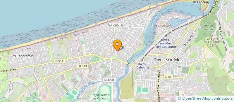 localisation de l'entreprise MADAME NATHALIE MOSBAH  CABOURG