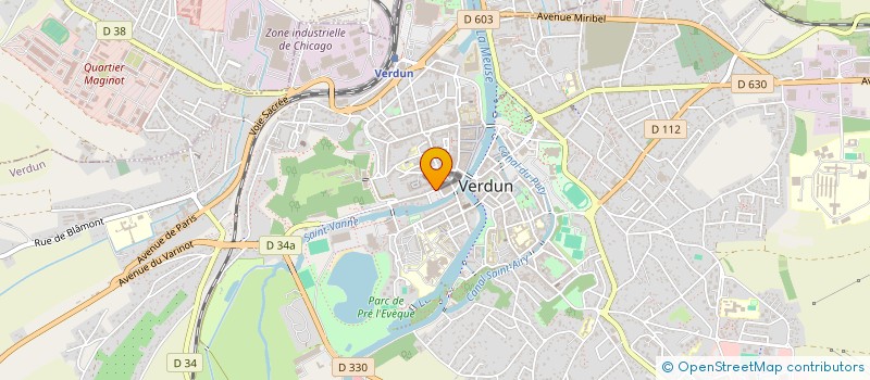 localisation de l'entreprise MADAME NATHALIE MOULET à VERDUN