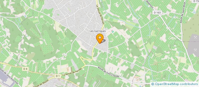 localisation de l'entreprise MADAME NATHALIE MOULIN  MAZAN