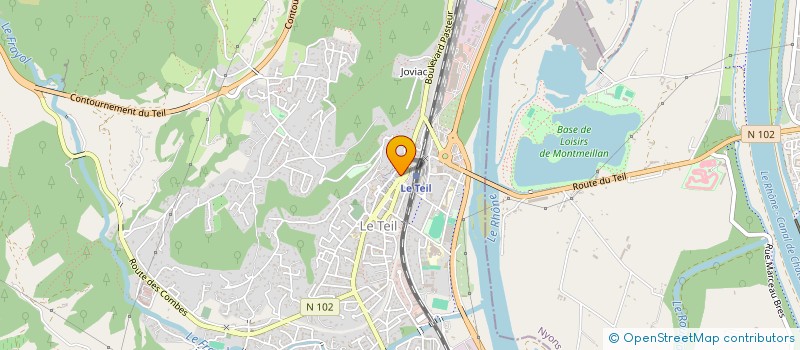 localisation de l'entreprise MADAME NATHALIE MOURLANNE  LE TEIL