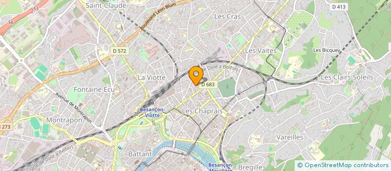 localisation de l'entreprise MADAME NATHALIE MOUSSIERE à BESANCON