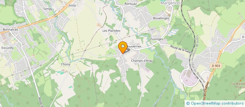 localisation de l'entreprise MADAME NATHALIE MOUTTON  ANTHY-SUR-LEMAN