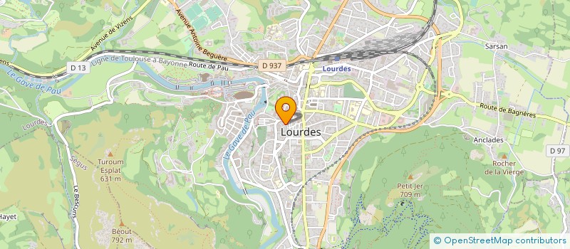 localisation de l'entreprise MADAME NATHALIE MULA à LOURDES