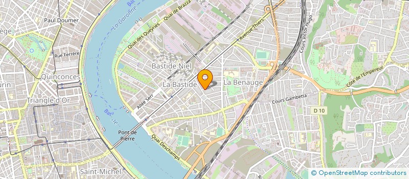 localisation de l'entreprise MADAME NATHALIE MULLER à BORDEAUX