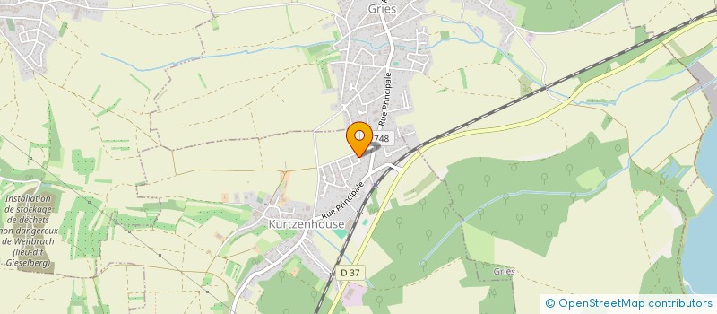 localisation de l'entreprise MADAME NATHALIE MULLER  KURTZENHOUSE