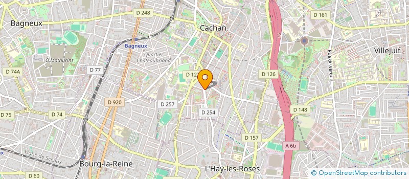 localisation de l'entreprise MADAME NATHALIE MULOT  CACHAN