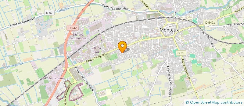 localisation de l'entreprise MADAME NATHALIE MUNOZ  MONTEUX