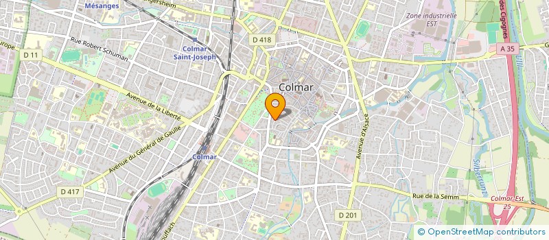 localisation de l'entreprise MADAME NATHALIE MUNTZINGER  COLMAR