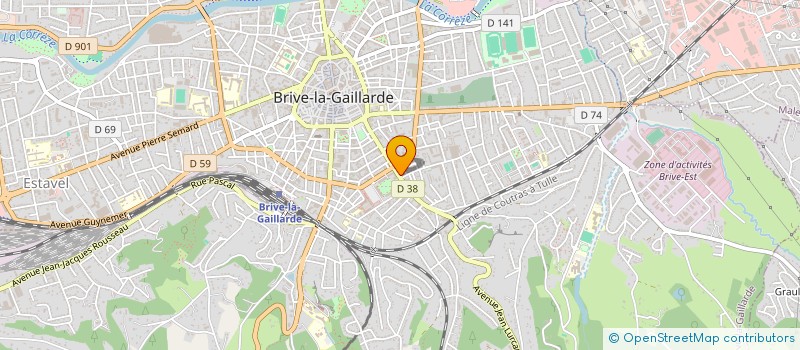 localisation de l'entreprise MADAME NATHALIE MURAT à BRIVE-LA-GAILLARDE