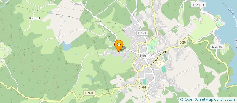 localisation de l'entreprise MADAME NATHALIE MURAT  NEUVIC