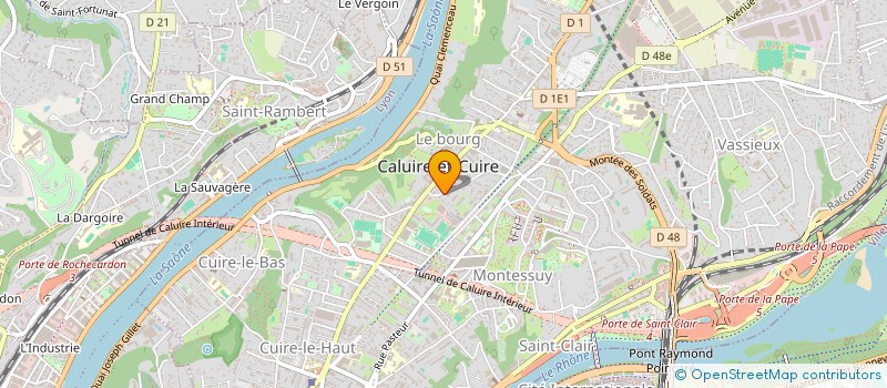 localisation de l'entreprise MADAME NATHALIE MURET  CALUIRE-ET-CUIRE