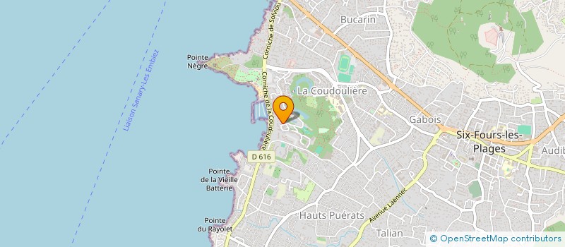 localisation de l'entreprise MADAME NATHALIE MUSER à SIX-FOURS-LES-PLAGES