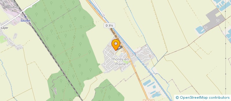 localisation de l'entreprise MADAME NATHALIE MYET  THOREY EN PLAINE