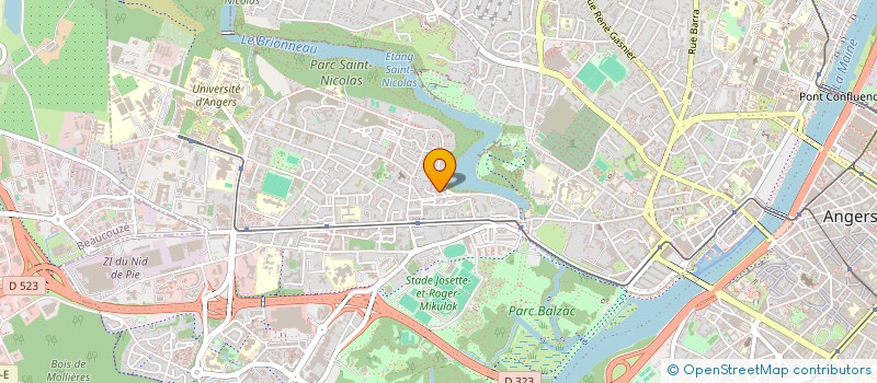 localisation de l'entreprise MADAME NATHALIE N'GUESSAN à ANGERS