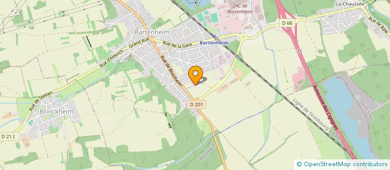 localisation de l'entreprise MADAME NATHALIE NAAS  BARTENHEIM