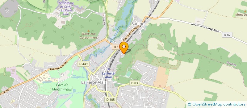 localisation de l'entreprise MADAME NATHALIE NATHALIE ZAKARTCHENKO KARAPETOFF à BAULNE
