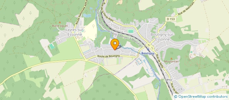 localisation de l'entreprise MADAME NATHALIE NEBEL  VAYRES-SUR-ESSONNE