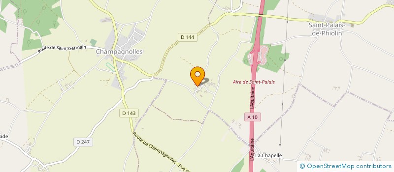 localisation de l'entreprise MADAME NATHALIE NEBOUT à SAINT-PALAIS-DE-PHIOLIN