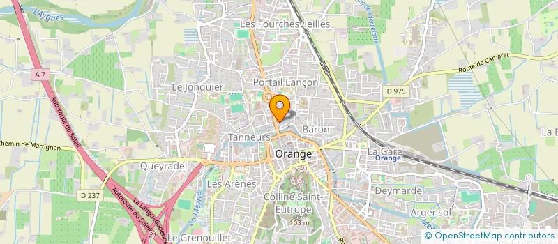 localisation de l'entreprise MADAME NATHALIE NEGRIN MORTEAU à ORANGE