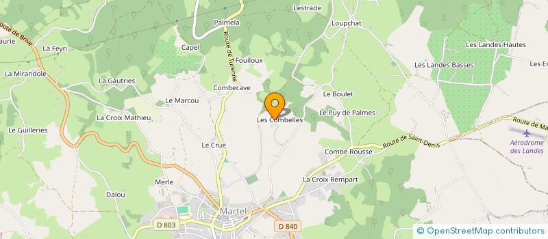 localisation de l'entreprise MADAME NATHALIE NEUVILLE  MARTEL