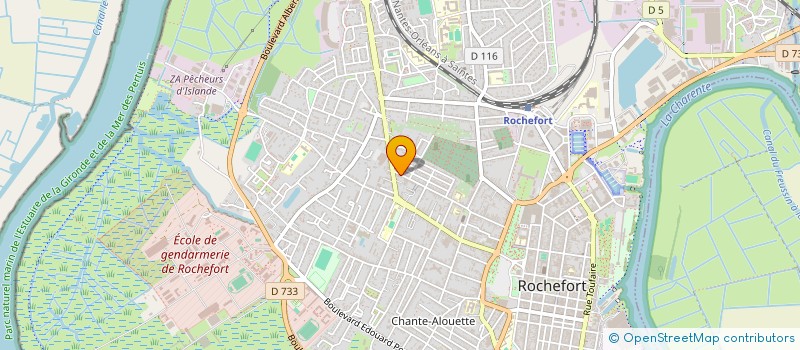 localisation de l'entreprise MADAME NATHALIE NEVEUR  ROCHEFORT