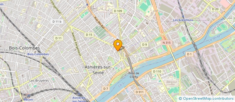 localisation de l'entreprise MADAME NATHALIE NGUYEN HIEN  ASNIERES-SUR-SEINE