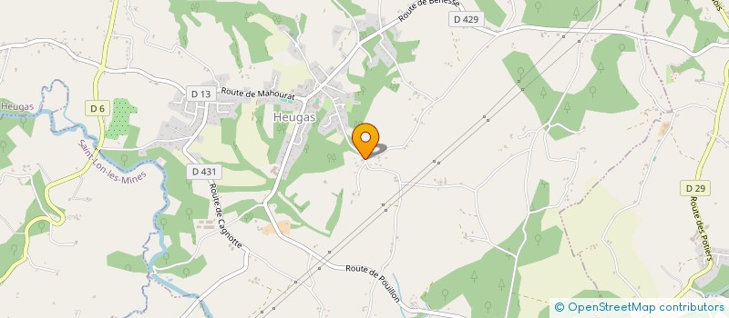 localisation de l'entreprise MADAME NATHALIE NICOL  HEUGAS