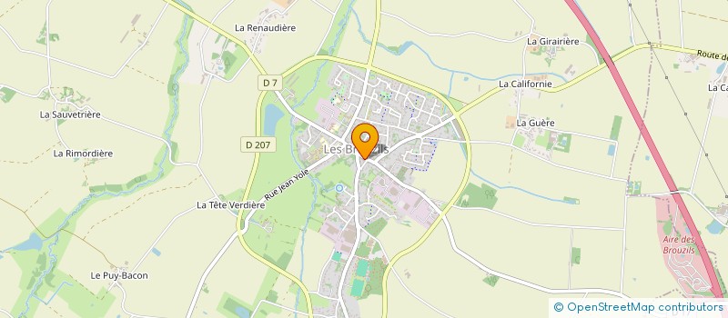 localisation de l'entreprise MADAME NATHALIE NIEUVIARTS  LES BROUZILS