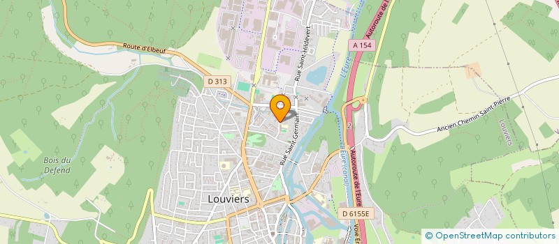 localisation de l'entreprise MADAME NATHALIE NIQUET  LOUVIERS