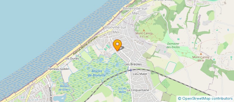 localisation de l'entreprise MADAME NATHALIE NOCLIN  BLONVILLE-SUR-MER