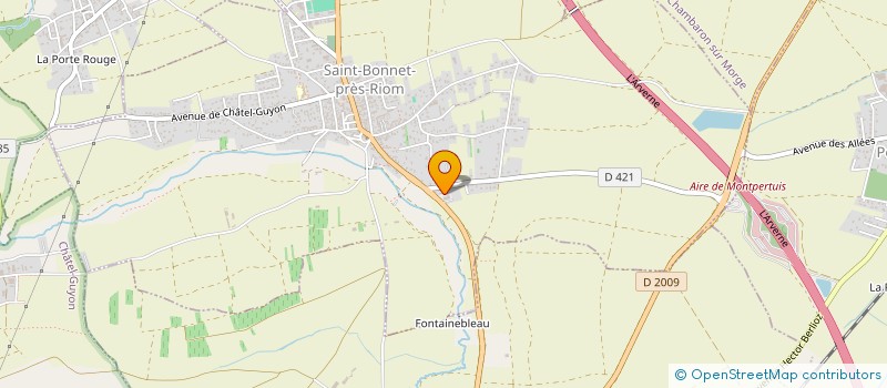 localisation de l'entreprise MADAME NATHALIE NOELL  SAINT-BONNET-PRES-RIOM