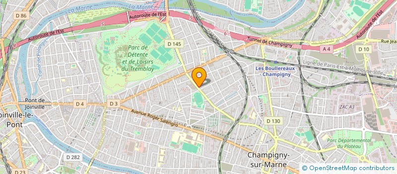 localisation de l'entreprise MADAME NATHALIE NOELLE CORNIER  CHAMPIGNY-SUR-MARNE