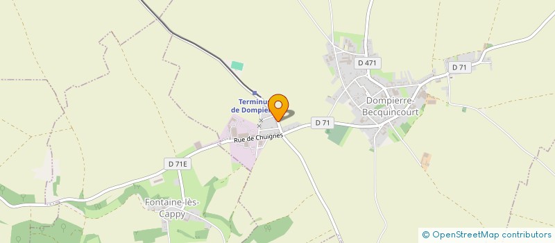 localisation de l'entreprise MADAME NATHALIE NOGENT  DOMPIERRE-BECQUINCOURT