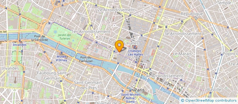 localisation de l'entreprise MADAME NATHALIE NOGRET à PARIS