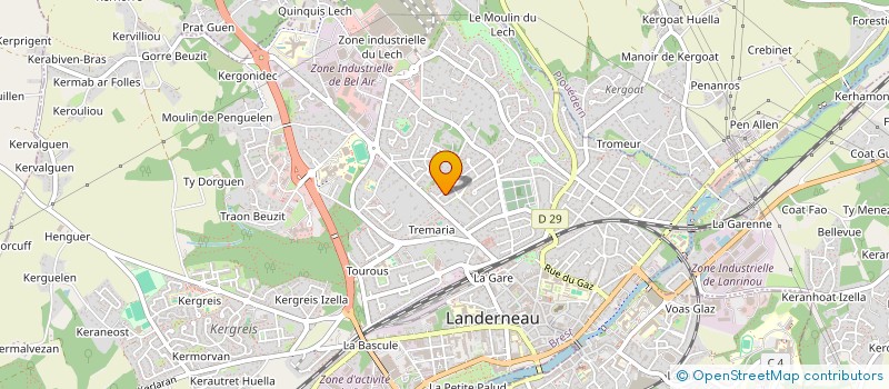 localisation de l'entreprise MADAME NATHALIE NORMAND à LANDERNEAU