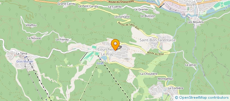localisation de l'entreprise MADAME NATHALIE NOTS à COURCHEVEL