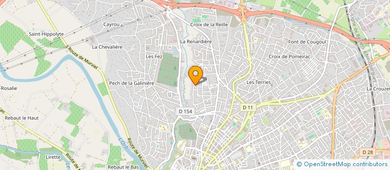 localisation de l'entreprise MADAME NATHALIE NOUPIER à BEZIERS