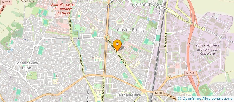 localisation de l'entreprise MADAME NATHALIE NOYELLE à DIJON