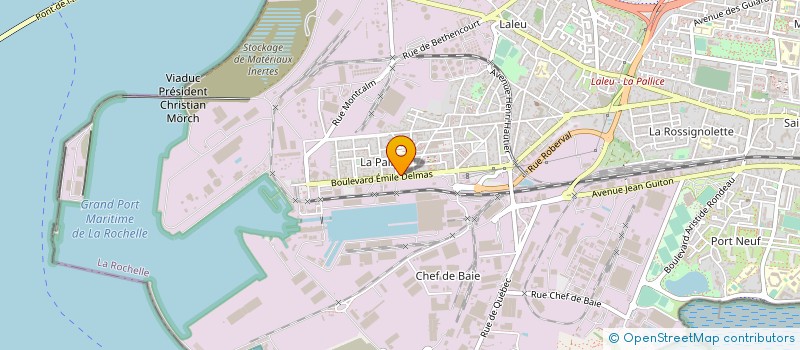 localisation de l'entreprise MADAME NATHALIE NUFFER  LA ROCHELLE