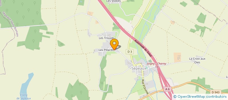 localisation de l'entreprise MADAME NATHALIE NUGUES  SEPEAUX-SAINT ROMAIN