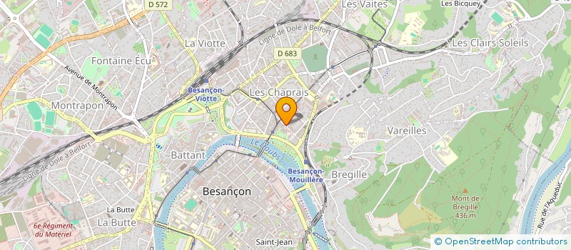 localisation de l'entreprise MADAME NATHALIE NUSS à BESANCON