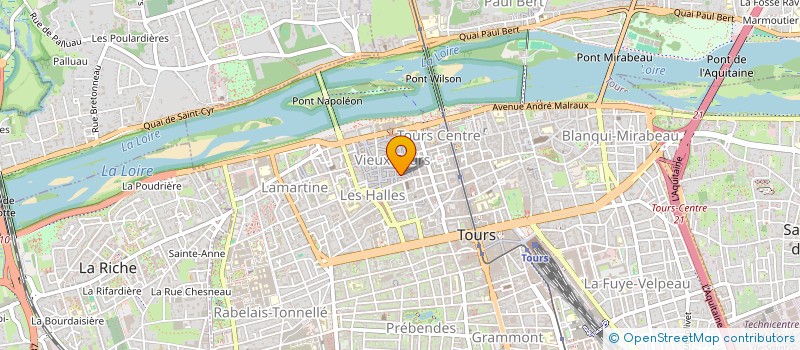 localisation de l'entreprise MADAME NATHALIE ODILLE  TOURS