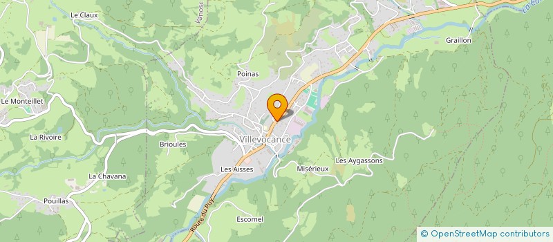 localisation de l'entreprise MADAME NATHALIE OLAGNON  VILLEVOCANCE