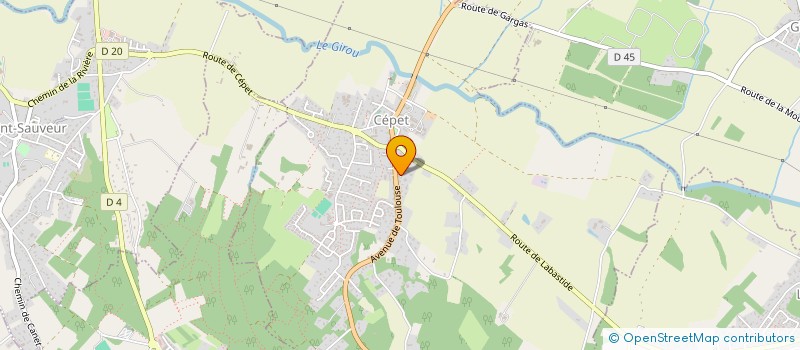 localisation de l'entreprise MADAME NATHALIE OLIVE  CEPET