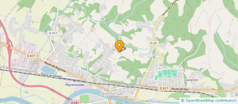 localisation de l'entreprise MADAME NATHALIE OLIVIER  PEYREHORADE