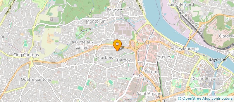 localisation de l'entreprise MADAME NATHALIE ORABE  ANGLET