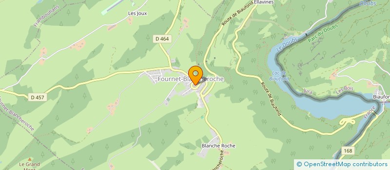 localisation de l'entreprise MADAME NATHALIE ORNY  FOURNET-BLANCHEROCHE