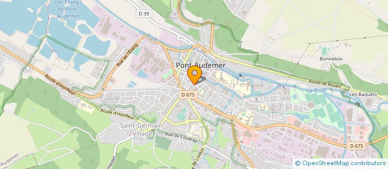 localisation de l'entreprise MADAME NATHALIE OSMONT  PONT-AUDEMER